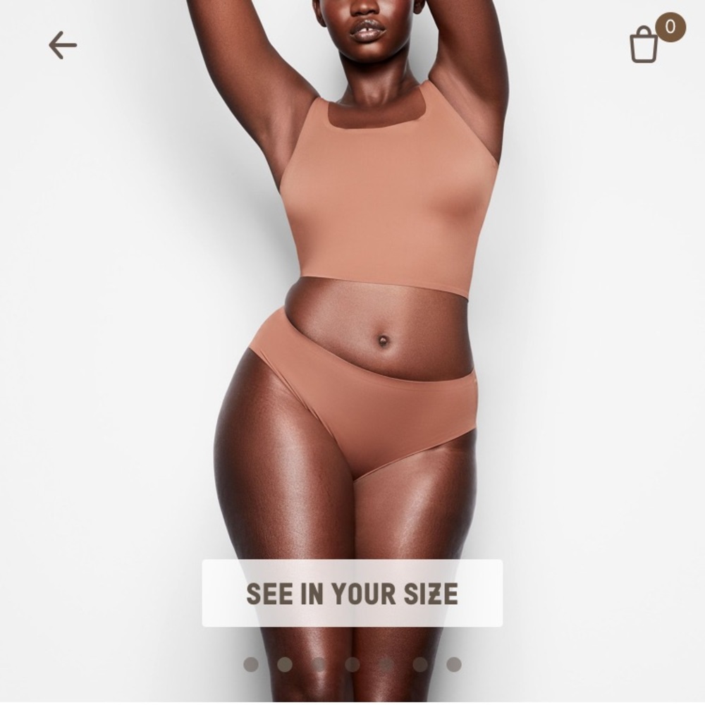 SKIMS Smooth Essentials Crop Tank and Brief Set
